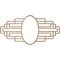 Ekena Millwork Elizabeth Wood Fretwork Pierced Ceiling Medallion, Red Oak, 16"W x 8"H x 4 3/8"IW x 7 5/8"IH x 3/8"T CMWP16X08X0375EBRO - alternate 2